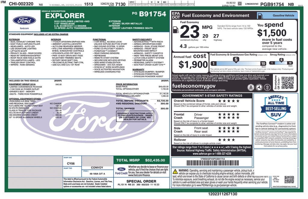 2023 Ford Explorer Limited
