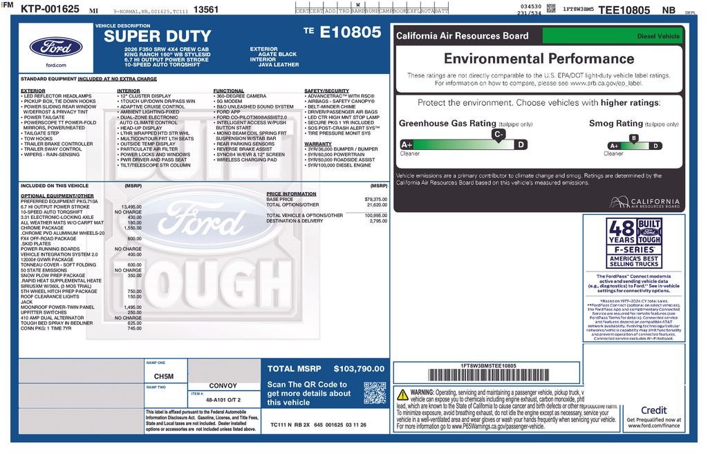 2026 Ford F-350SD King Ranch