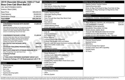 2019 Chevrolet Silverado 1500 LT Trail Boss