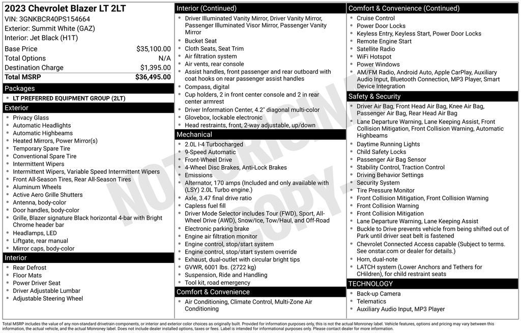 2023 Chevrolet Blazer LT